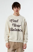 PacSun Find Your Balance Crew Neck Sweatshirt