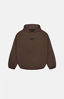 Kids Fear of God Essentials Heathery Wood Hoodie