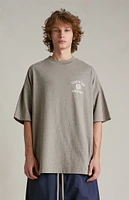 Fear of God Essentials Heather Grey University Crew Neck T-Shirt