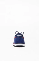 Reebok Kids Navy & Burgundy Classic Nylon Collegiate Shoes
