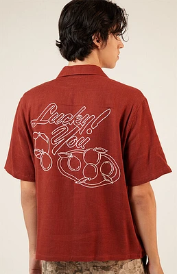 Pacsun Lucky You Oversized Camp Shirt