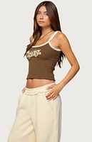 Edikted Nashville Cowboy Graphic Tank Top