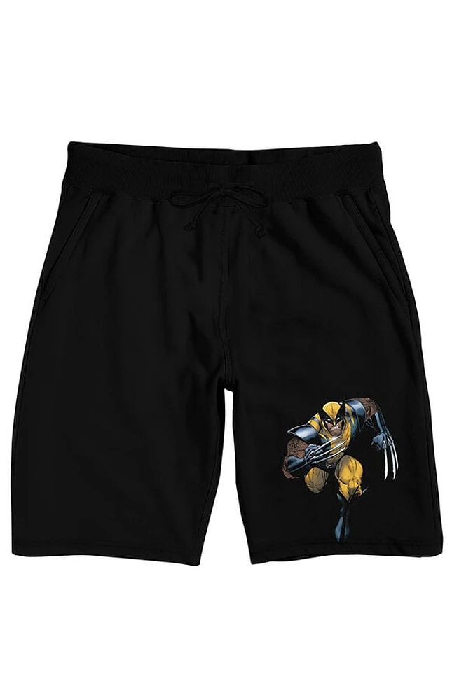 Marvel Universe X-Men Wolverine Sweat Shorts