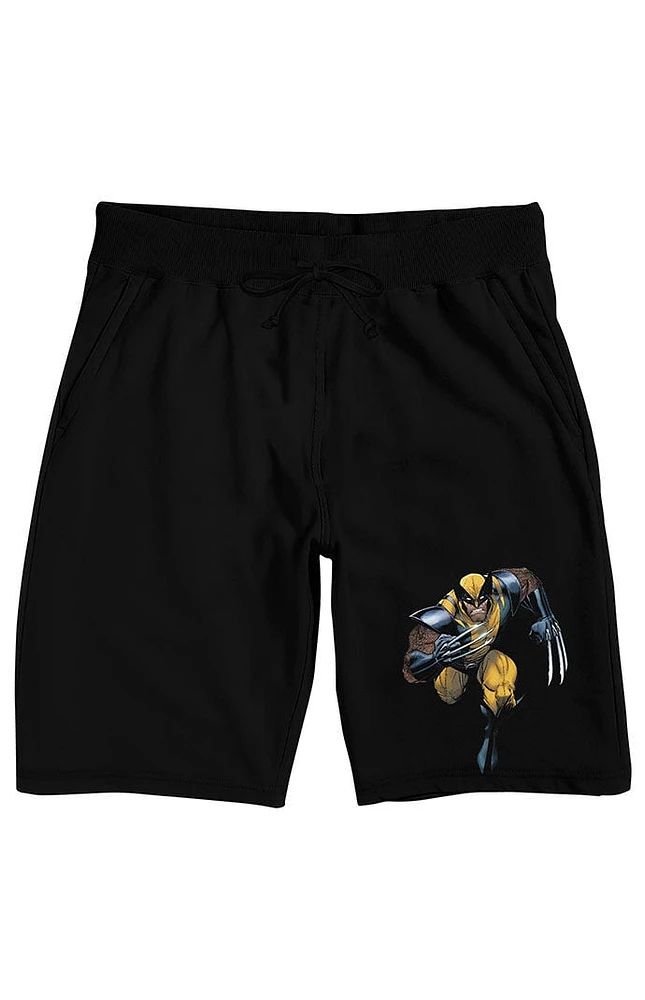 Marvel Universe X-Men Wolverine Sweat Shorts