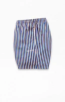 PacSun Stripe 4.5" Swim Trunks