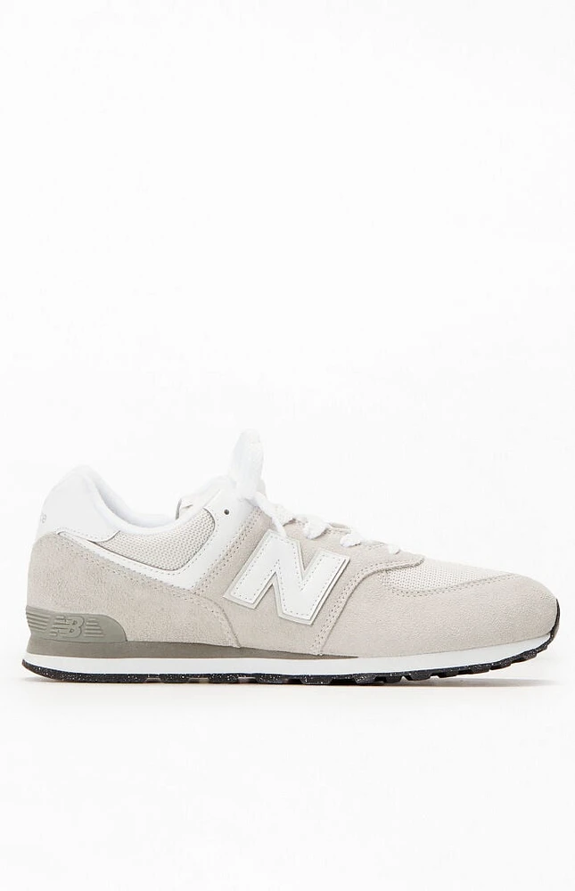 New Balance Kids Off White 574 Shoes