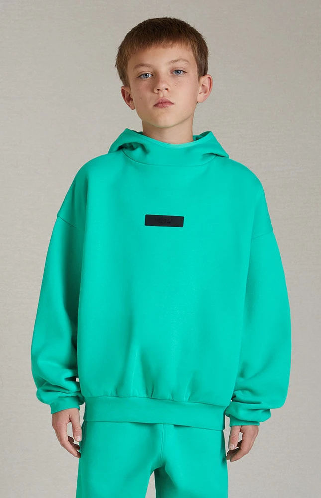 Kids Fear of God Essentials Mint Leaf Hoodie