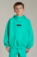 Kids Fear of God Essentials Mint Leaf Hoodie