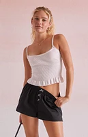 Beverly and Beck Jennie Ruffle Tank Top