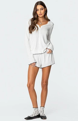 Edikted Chelsey Pointelle Shorts