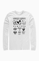 Mickey Mouse Icons Long Sleeve T-Shirt