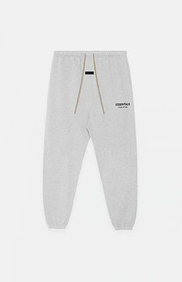 Fear of God Essentials Kids Light Heather Grey Fleece Sweatpants