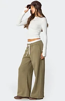 Edikted Drawstring Boxer Detail Sweatpants