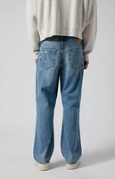 Pacsun Medium Indigo Ripped Baggy Jeans