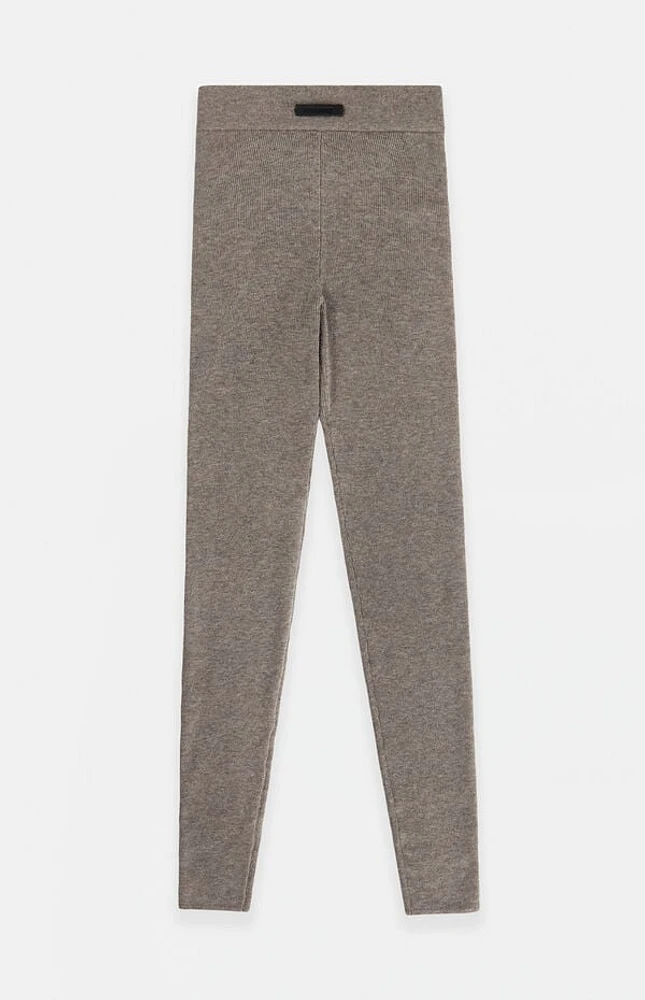 Fear of God Essentials Women's Homestead Heather High Power Ribbed Knit Leggings