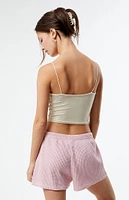 PacSun Easy Mini Waffle Knit Lounge Shorts