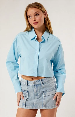 Cropped Button Up Shirt
