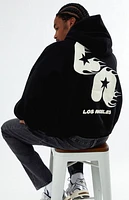 Pacsun Fiery LA Cropped Hoodie