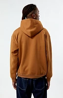 PacSun Brown Solid Hoodie