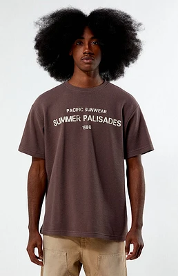 PacSun Plum Pacific Sunwear Summer Palisades Knit T-Shirt