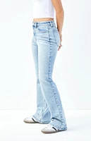 PacSun Stretch Indigo Curve High Waisted Bootcut Jeans