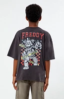 Five Nights at Freddy's Kids Caution Oversized T-Shirt