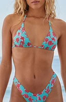 Rhythm Inferna Floral Triangle Bikini Top