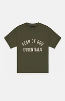 Fear of God Essentials Women's Military Tri-Blend Crew Neck T-Shirt