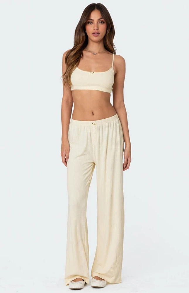 Edikted Lilou Pointelle Pants