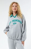 PacSun San Francisco Rugby Oversized Sweatshirt