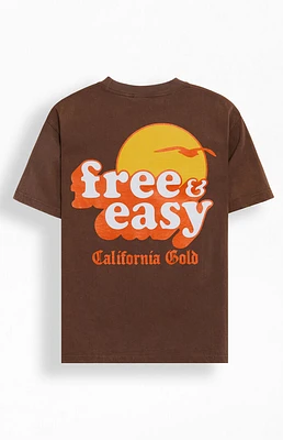 Free & Easy California Gold Sunrise T-Shirt