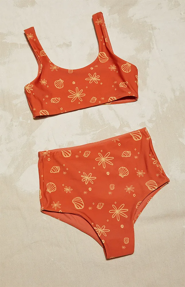 PacSun Kids Seashell Bikini Top & Bottom Set