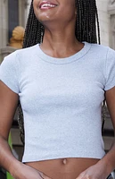 John Galt Gray Ashlyn Short Sleeve Top