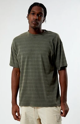 PacSun Stripe Textured T-Shirt