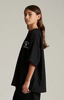 Fear of God Essentials Kids Black University Crew Neck T-Shirt