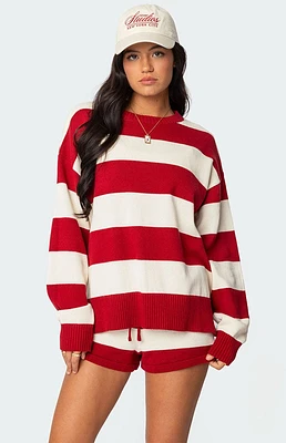 Edikted Riley Oversized Striped Sweater