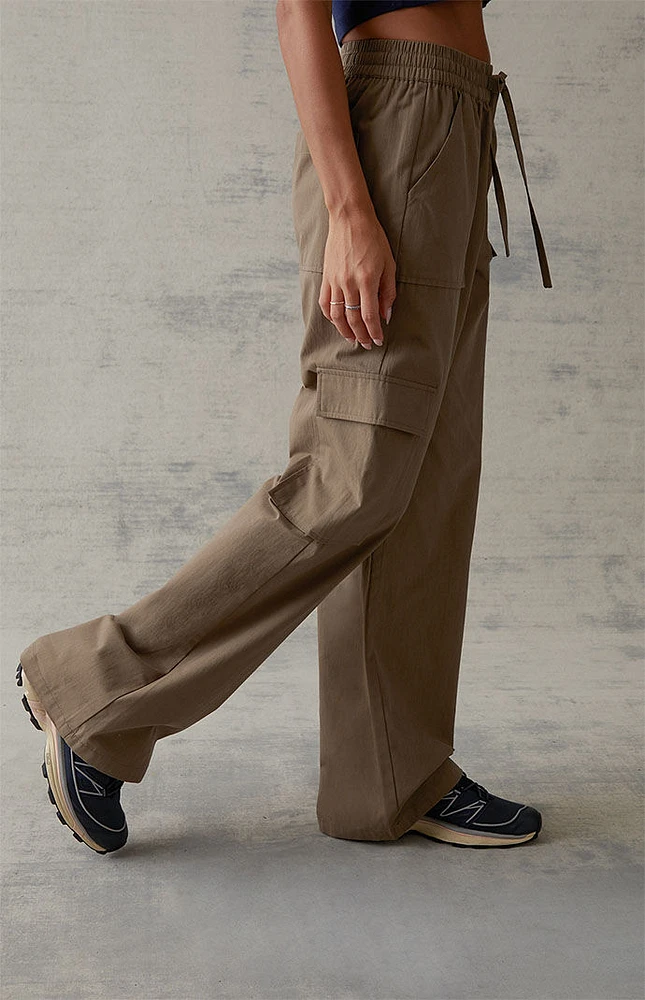 Canvas Pull-On Cargo Pants