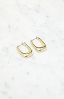 John Galt Rectangle Hoop Earrings