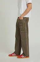 PacSun Brown Baggy Cargo Jeans