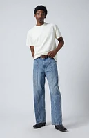 PacSun Light Indigo Seamed Extreme Baggy Jeans