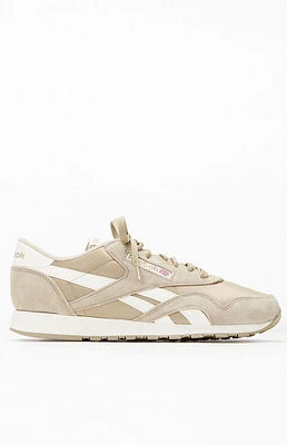 Reebok Tan Classic Nylon Vintage Suede Shoes