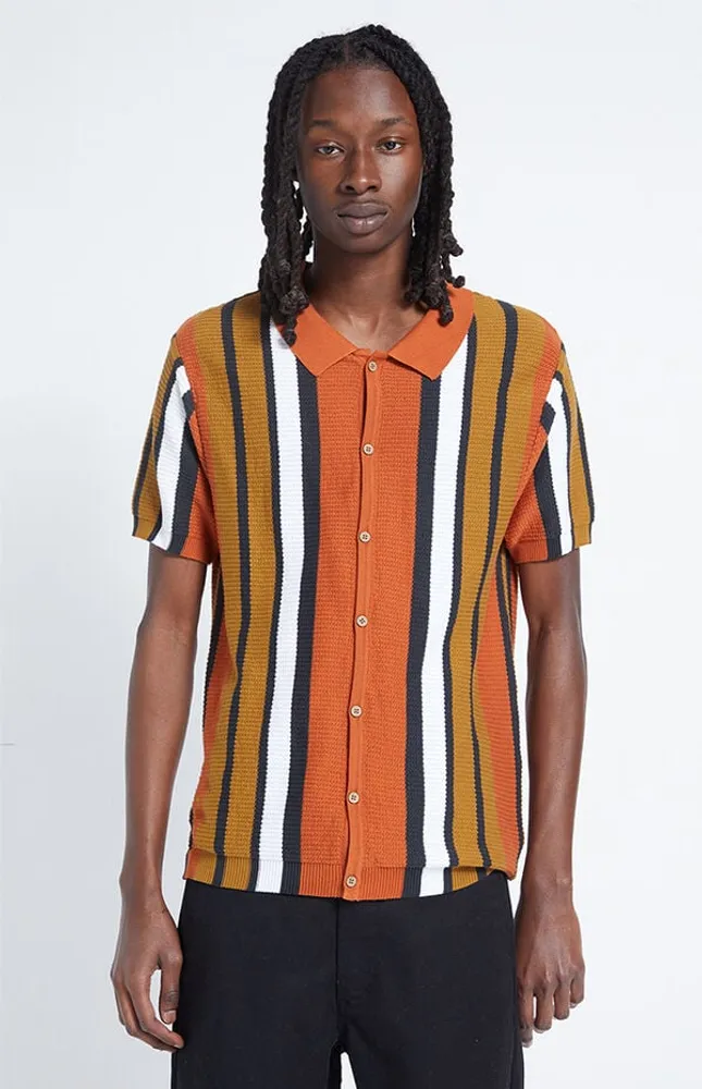 Pacsun Desert Knit Button Down Shirt