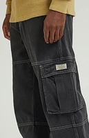 Pacsun Black Extreme Baggy Cargo Jeans