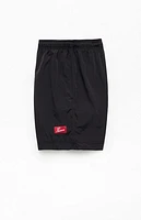 Pacsun Black Solid 6.5" Swim Trunks