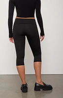 PAC 1980 WHISPER Active Icon Fold-Over Capri Yoga Pants