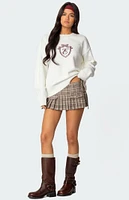 Edikted Peighton Plaid Pleated Mini Skort