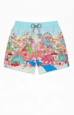Boardies Dino Takeover 4.5" Swim Trunks
