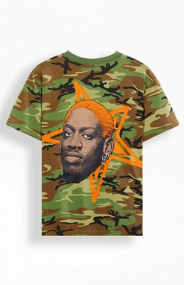 RODMAN BRAND Star Camo Oversized T-Shirt