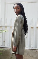 Pacsun Kids Solid Long Sleeve Dress