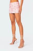 Edikted Makayla Printed Mini Skirt